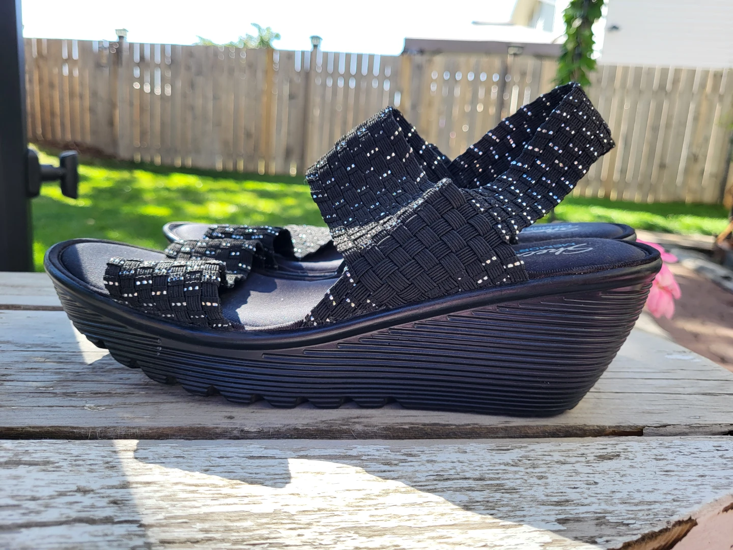 Skechers Women's Memory Foam Wedge Sandals 🏈 - photo 3