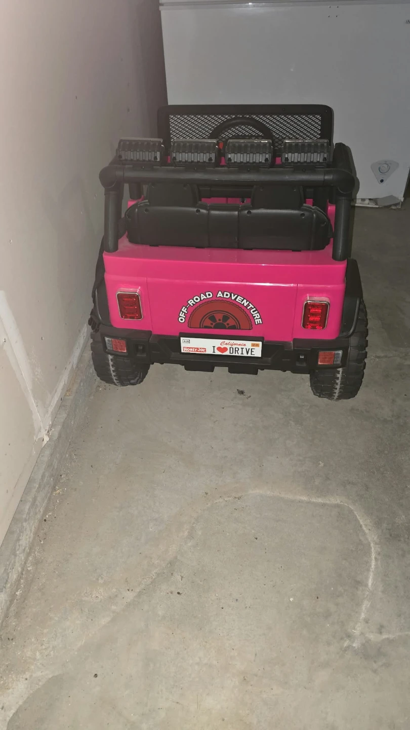 Honey Joy Pink Electric Kids Ride-On Car - photo 3