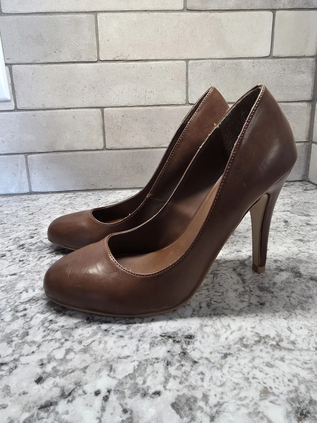 Size 7 Call It Spring brown heels - photo 2