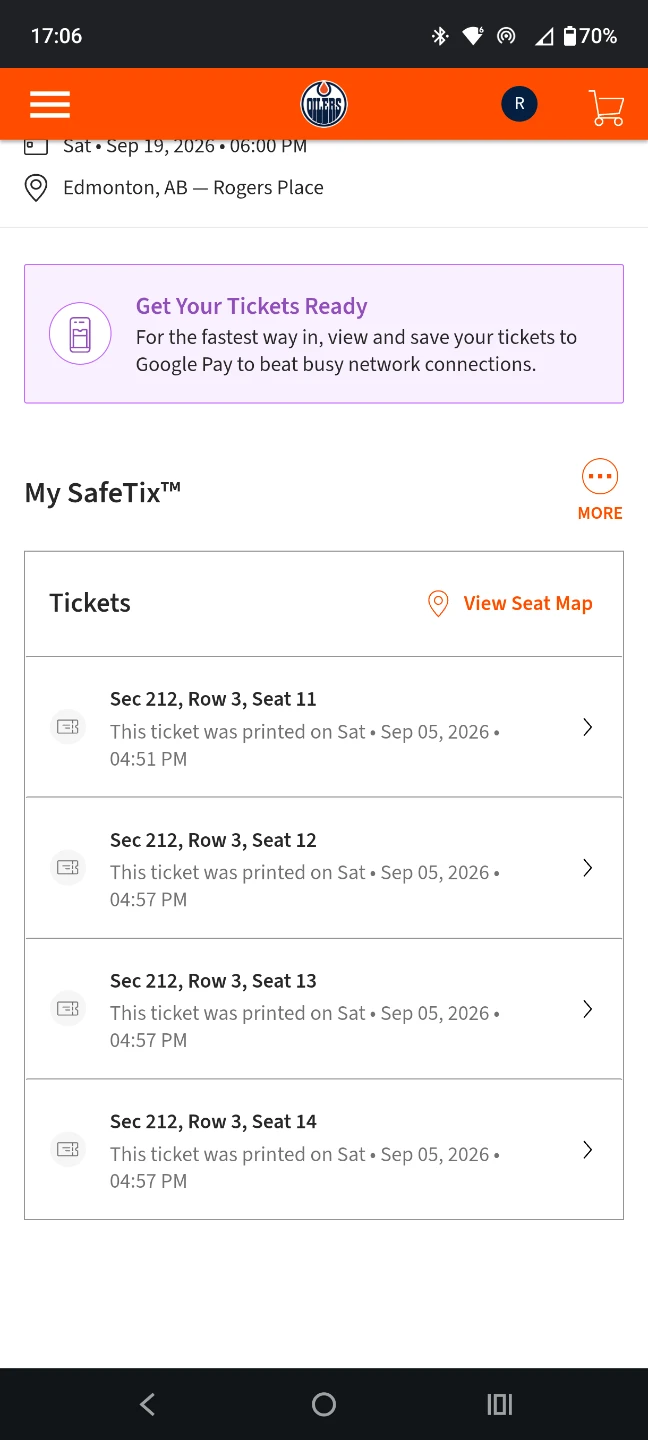 Edmonton Oilers vs Winnipeg Jets Tickets - September 19, 2026 - photo 2