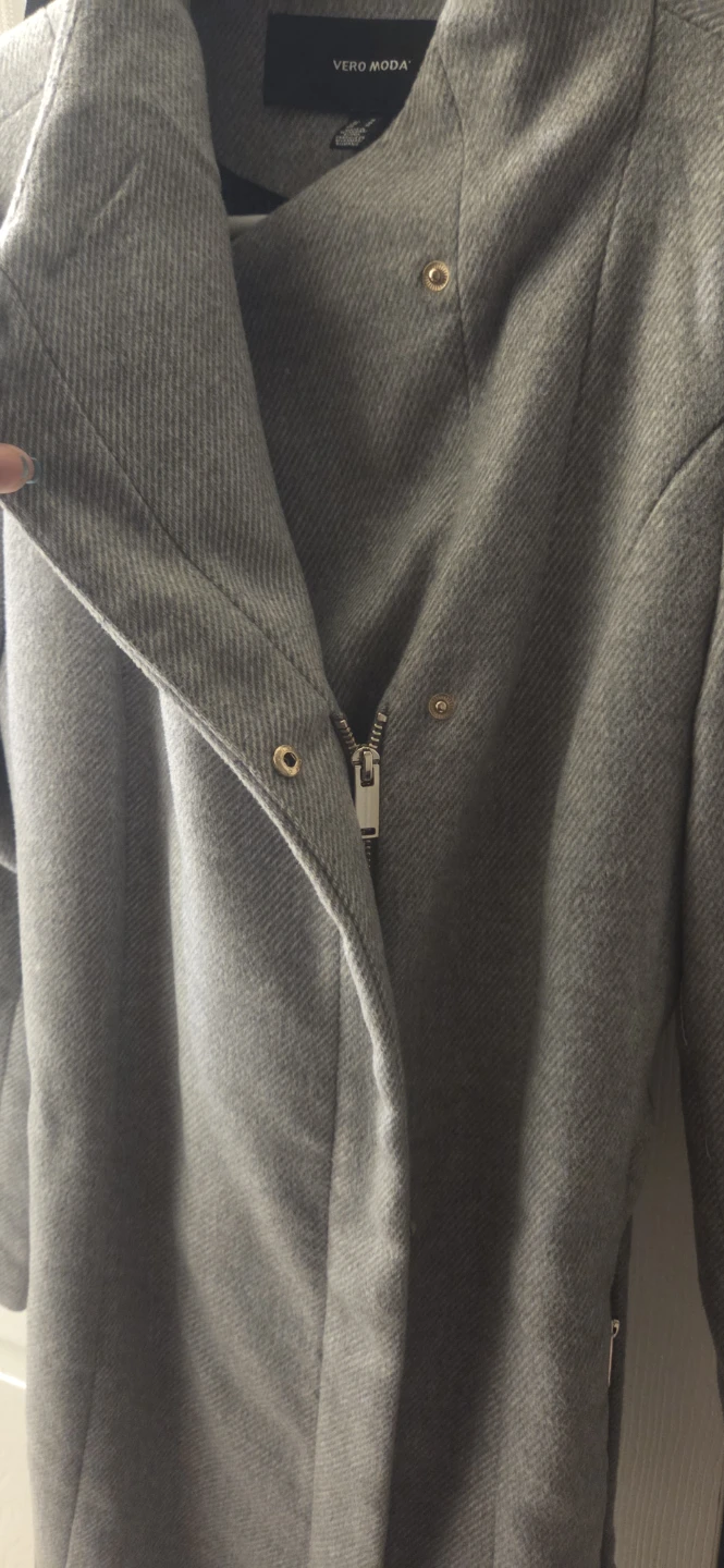 Vero Moda Grey Wool-Blend Coat - photo 2