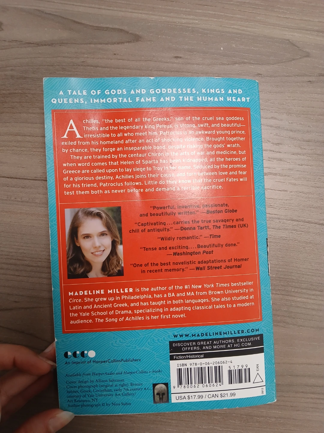 The Song of Achilles by Madeline Miller - photo 2