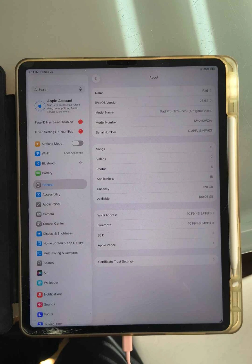 Apple iPad Pro 12.9-inch 4th Generation 128GB