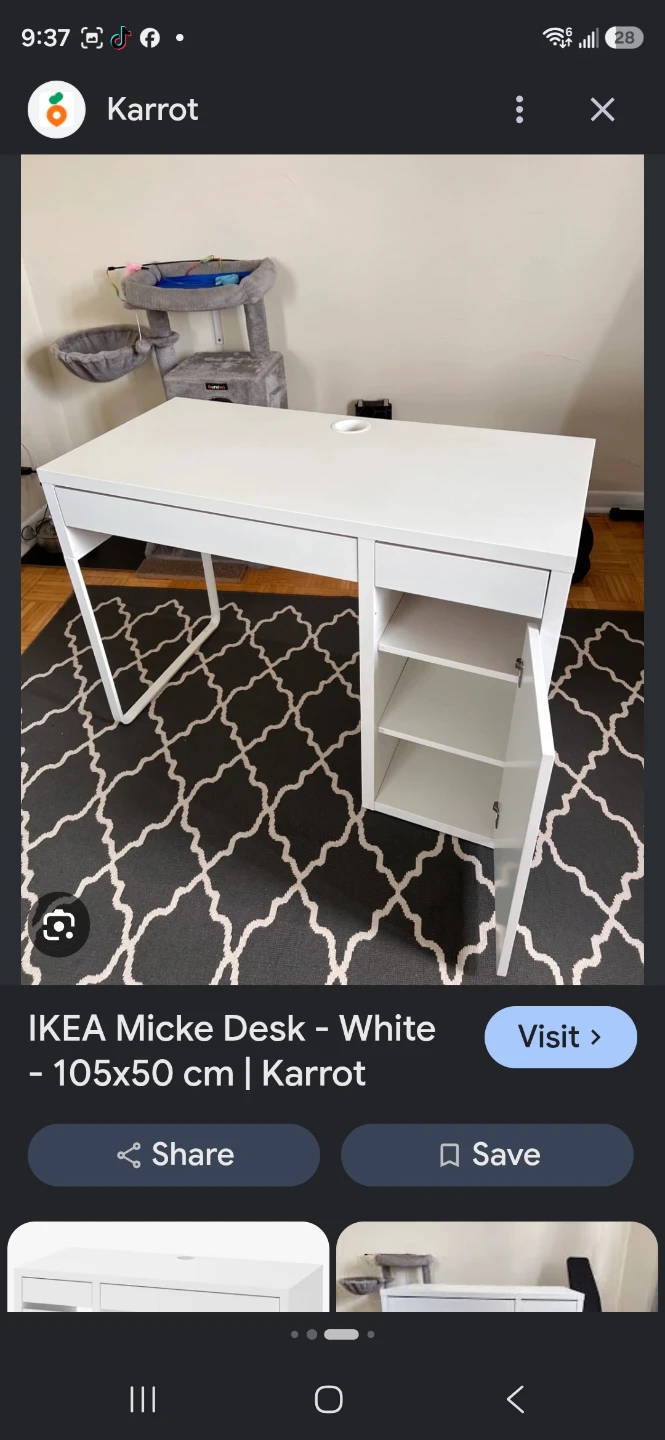 IKEA Micke Desk - White - photo 2