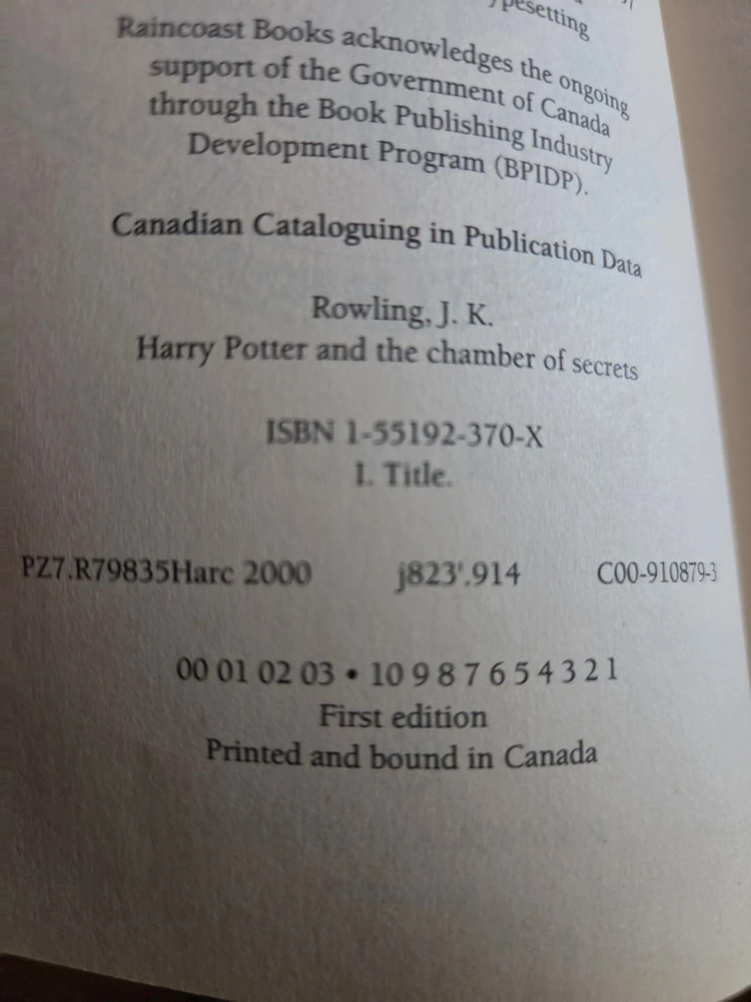 Harry Potter and the Chamber of Secrets - Raincoast Books - photo 3