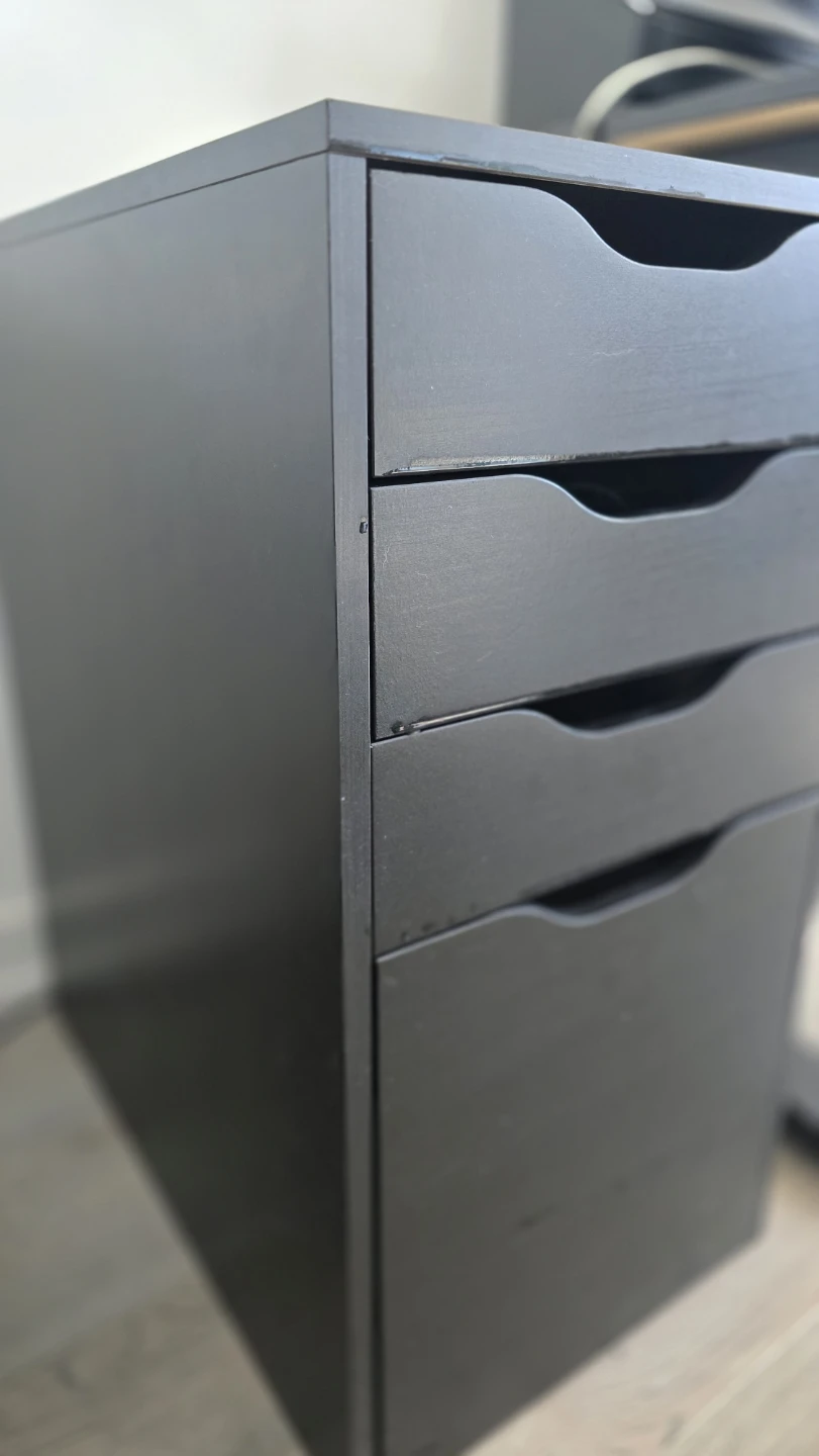IKEA ALEX 5-Drawer Unit (Black-Brown) - photo 3