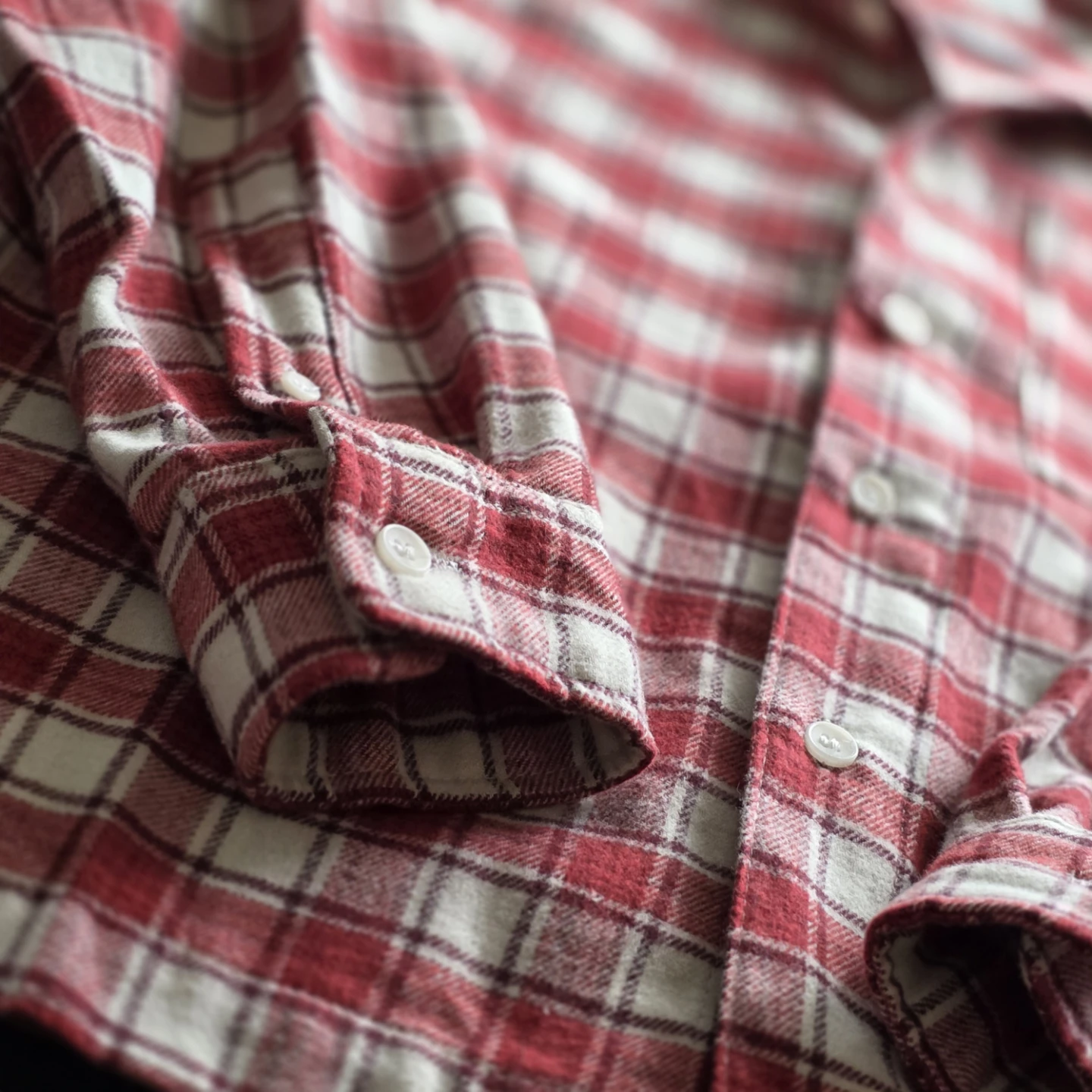 ZARA Boys Red Plaid Flannel Shirt Size 11-12 - photo 3