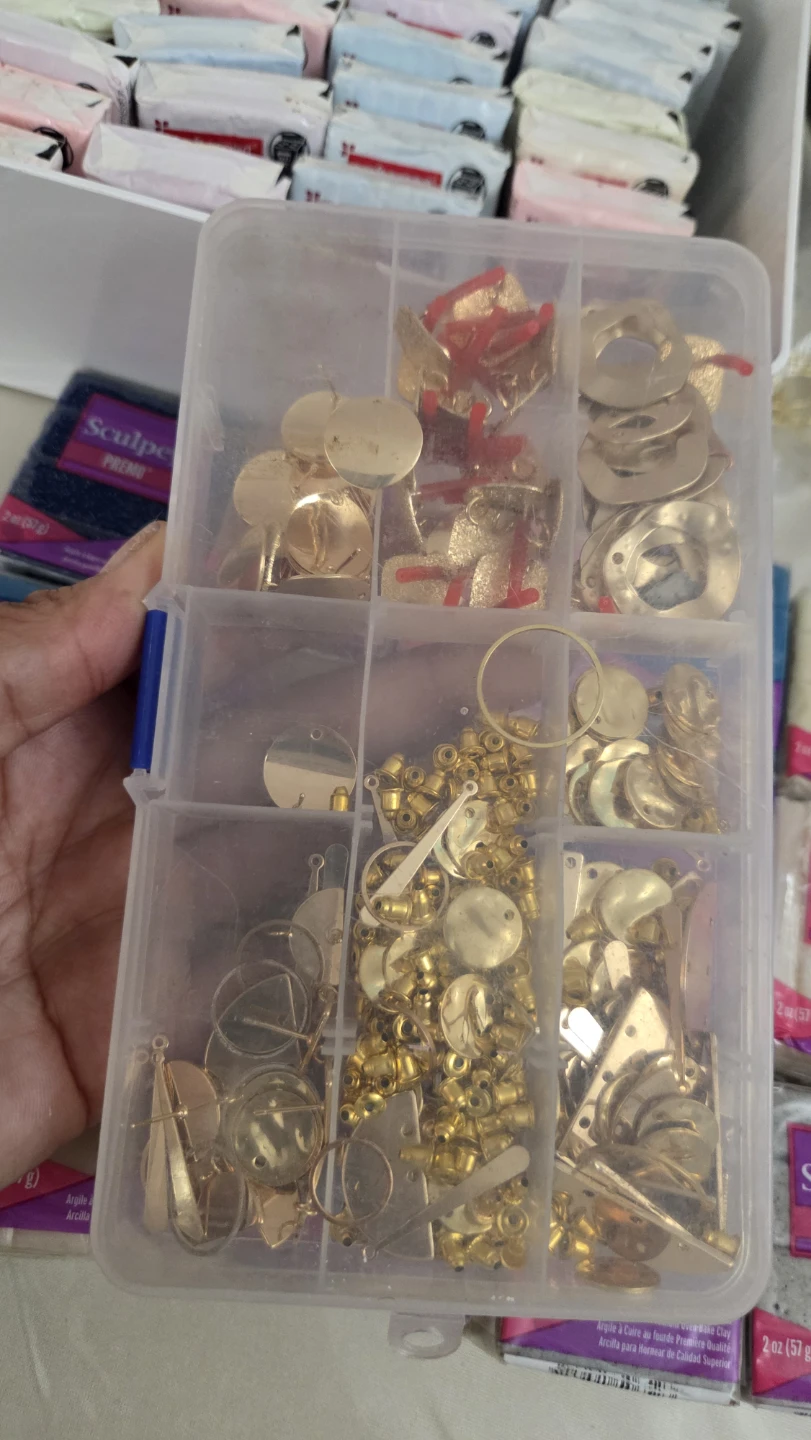 HUGE Polymer Clay & Earring Making Supplies Lot - photo 3