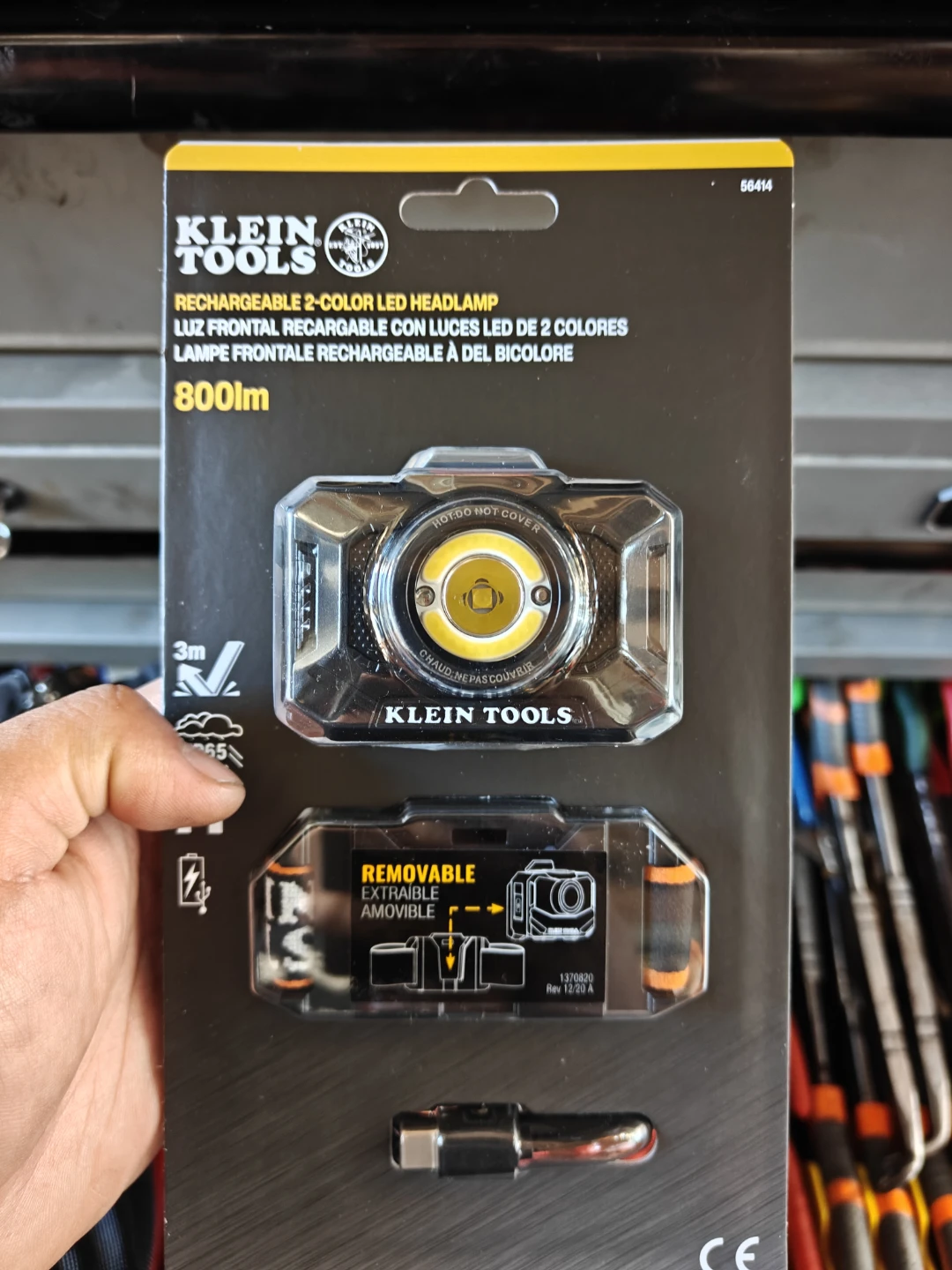 Klein Tools Rechargeable 2-Color LED Headlamp 56414