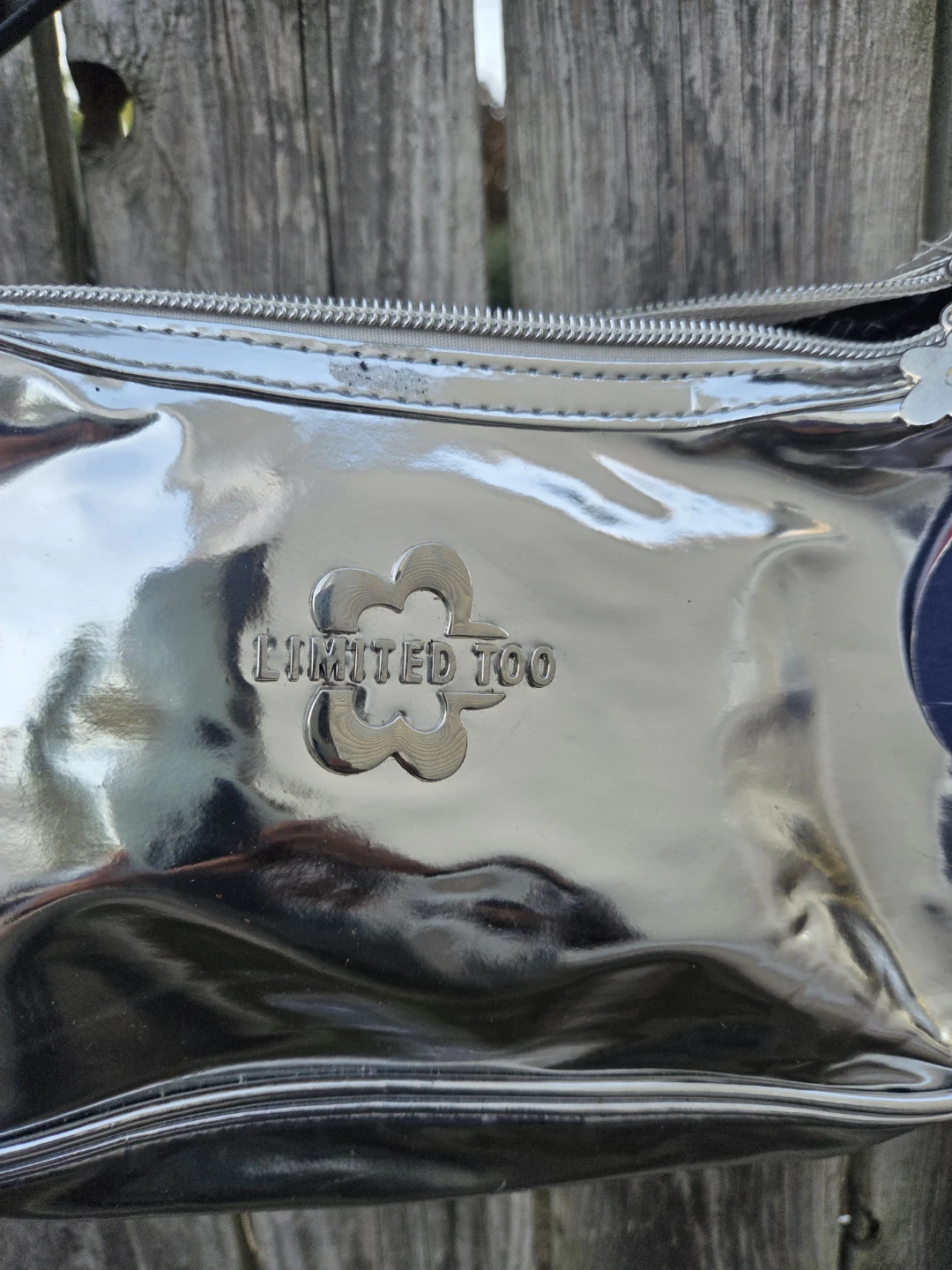 Limited Too Silver Metallic Shoulder Bag - photo 2