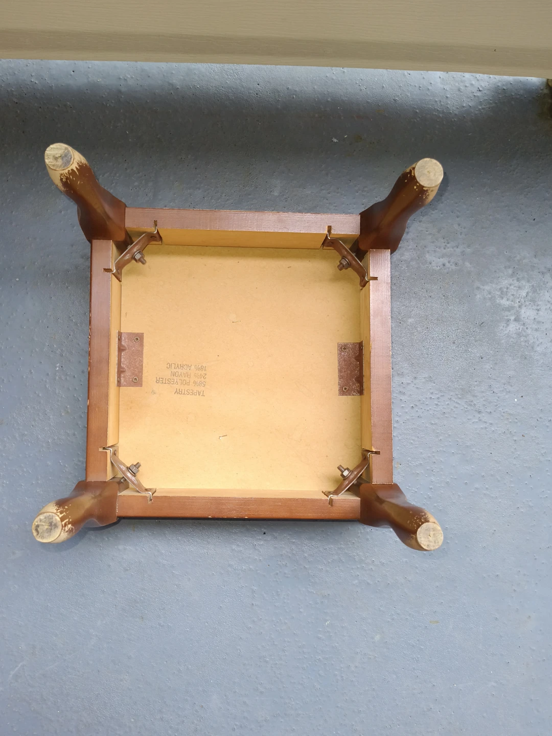 Vintage Wooden Stool - photo 3