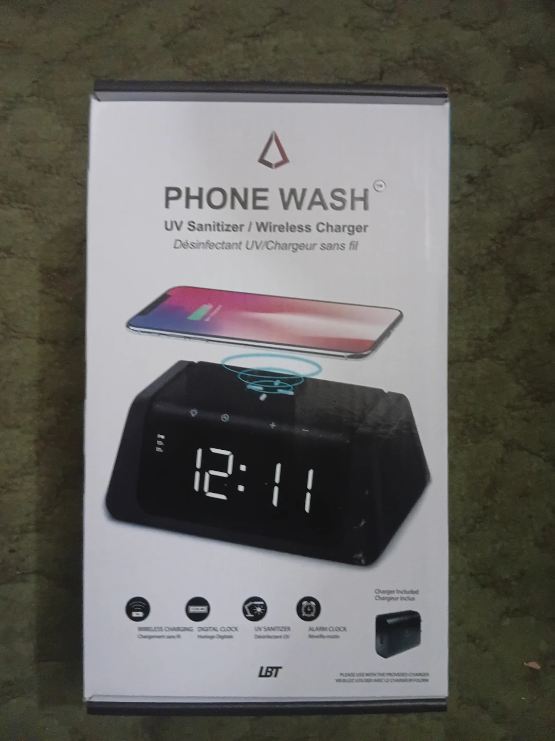 LBT Phone Wash UV Sanitizer and Wireless Charger