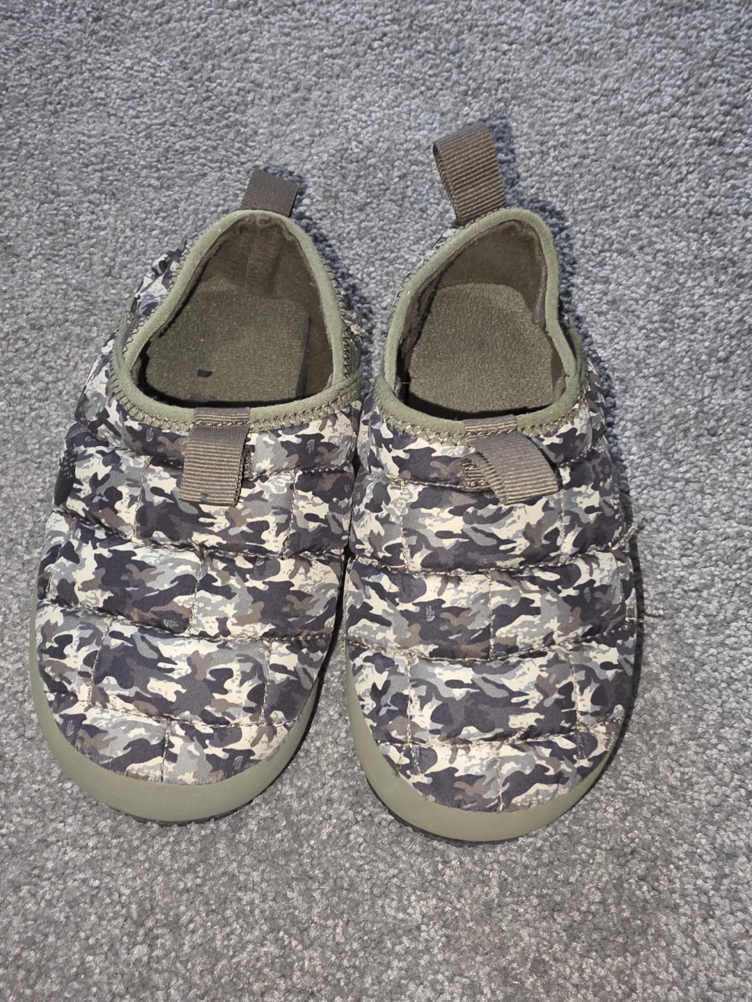 Puffy Camo Slippers