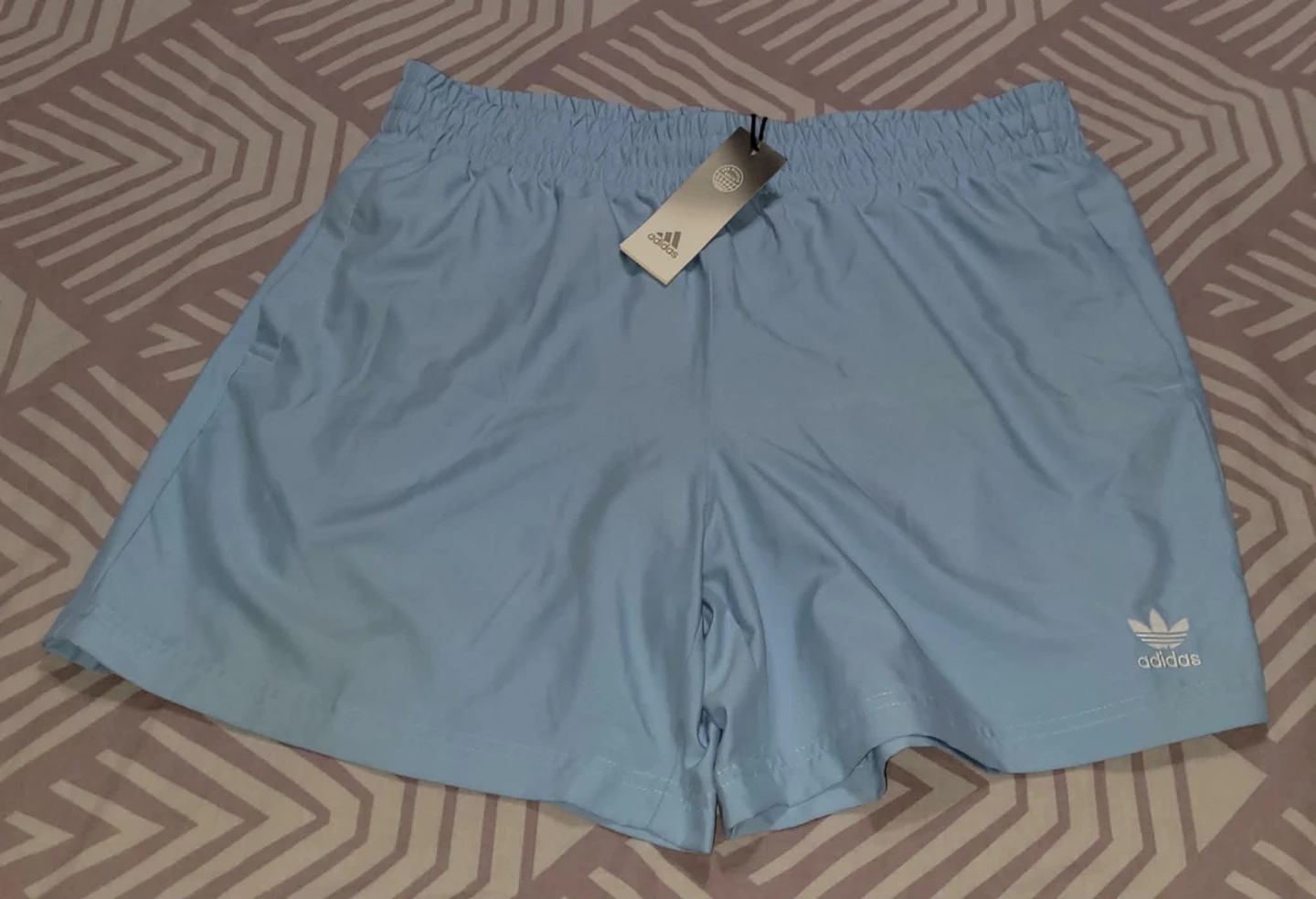 New Adidas Light Blue Shorts