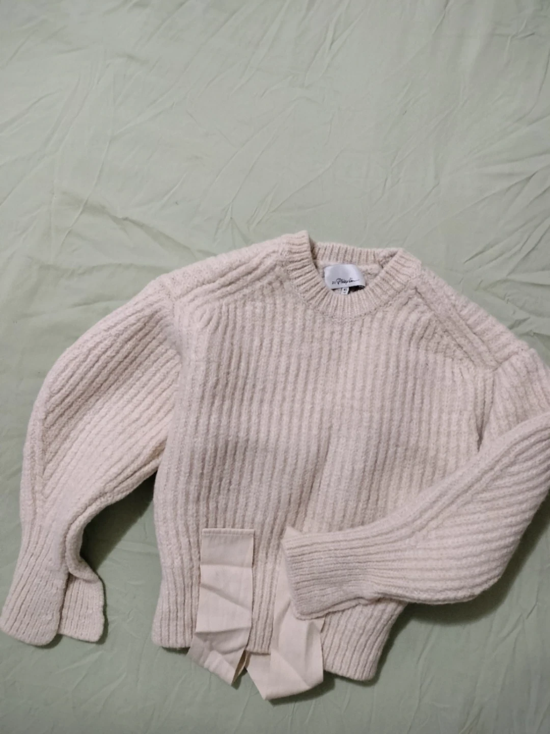3.1 Phillip Lim Cream Knit Sweater