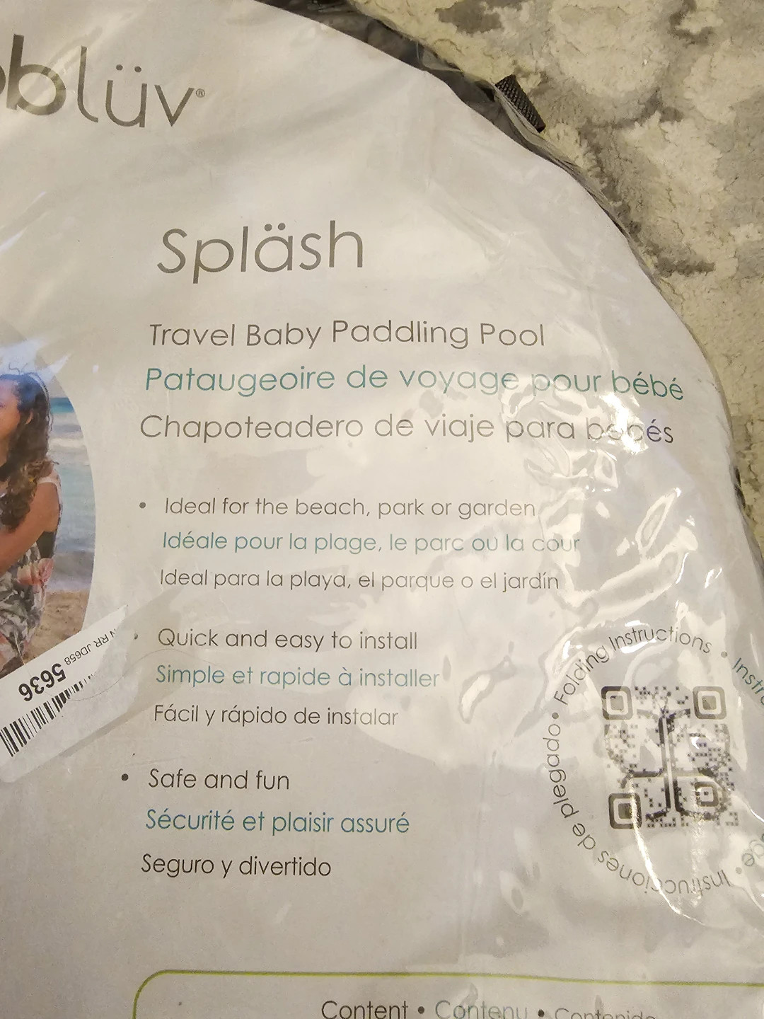 bbluv Splash Travel Baby Paddling Pool - photo 4