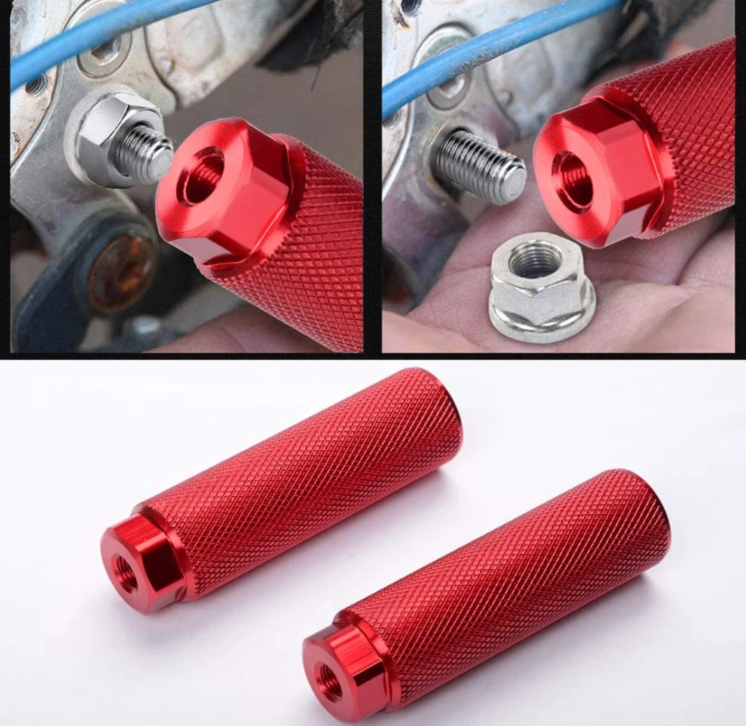 Red Bicycle Axle Pegs
