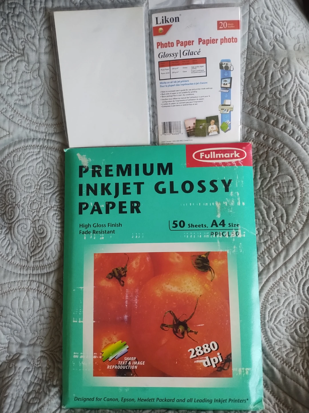 Fullmark Premium Inkjet Glossy Paper & Likon Photo Paper