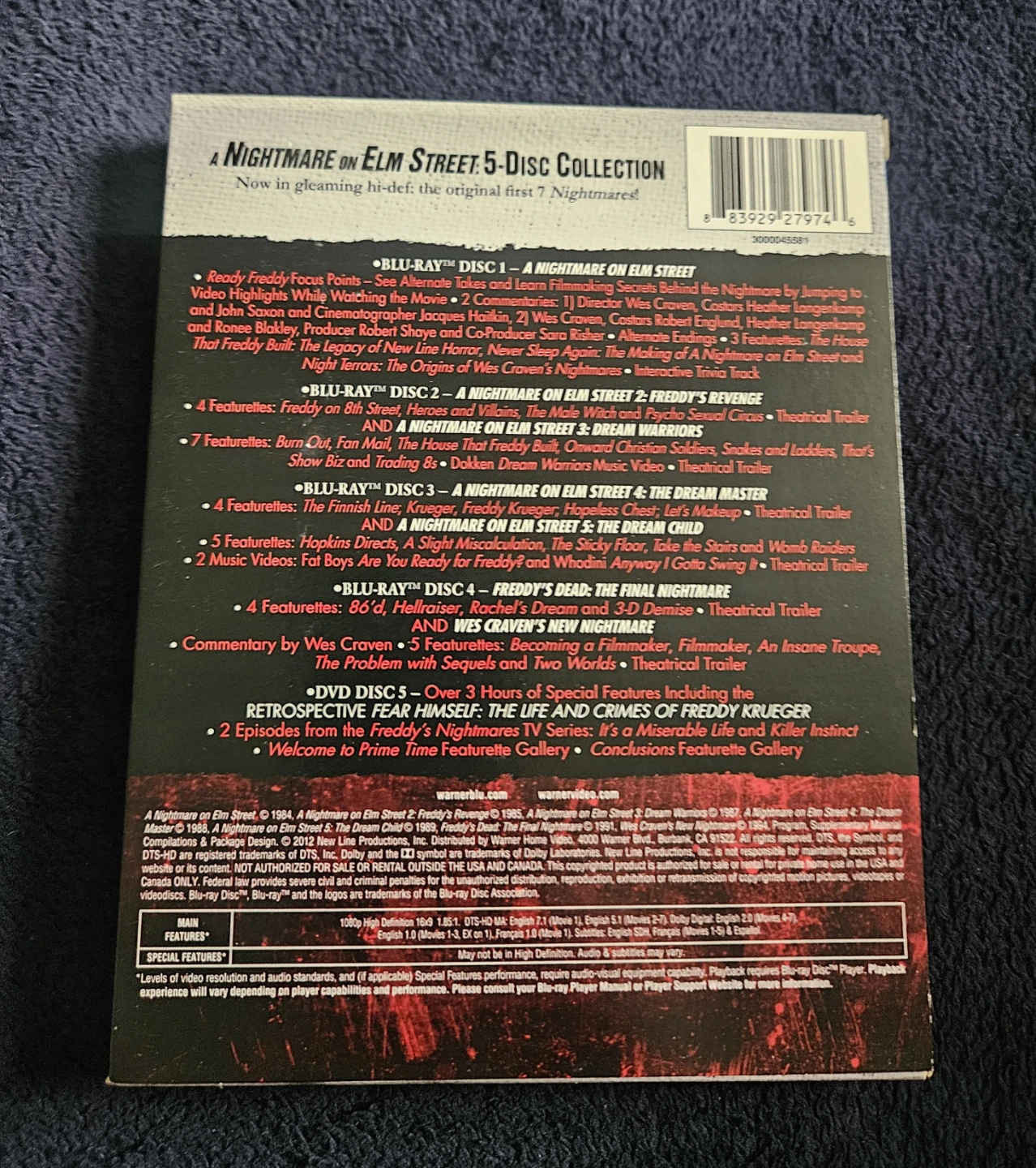 A Nightmare on Elm Street Collection Blu-ray - photo 2