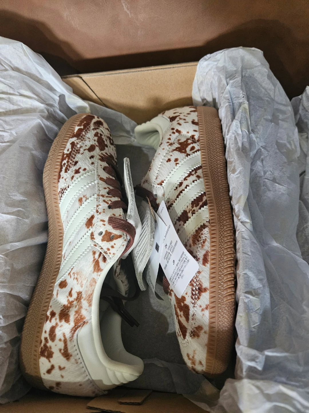 Adidas Samba LT W Cow Print Sneakers - photo 5
