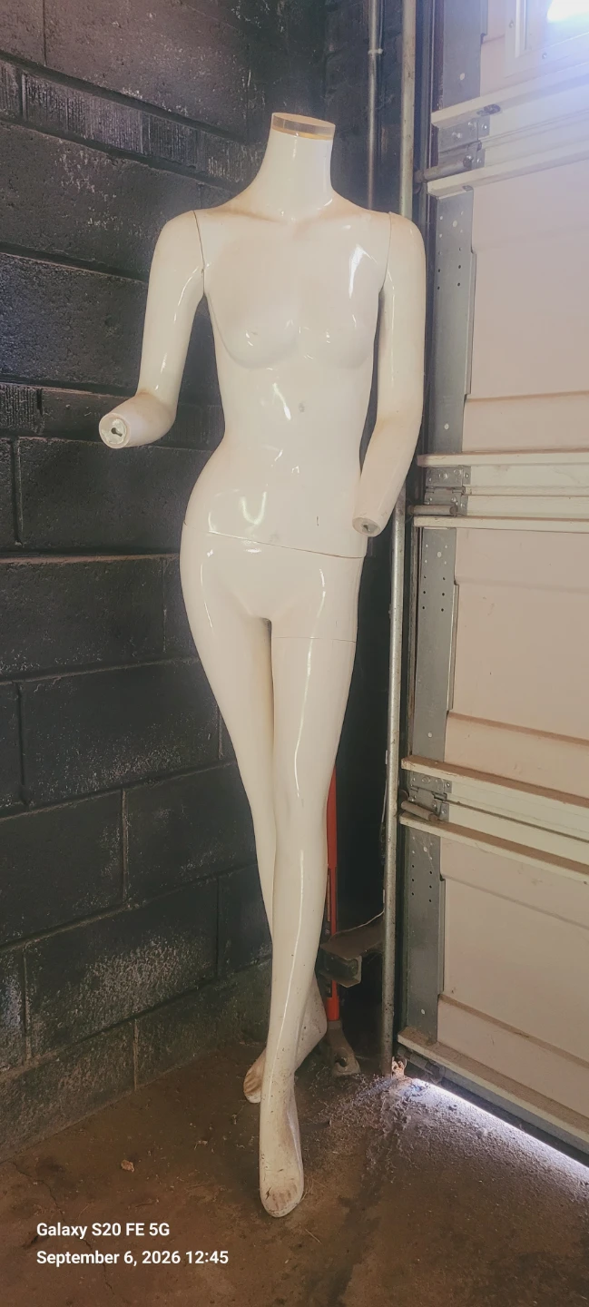 White Female Mannequin Torso