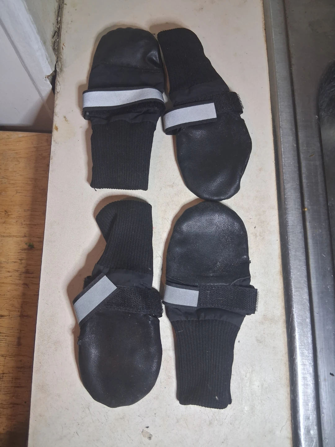 Set of 4 Black Dog Boots - photo 4