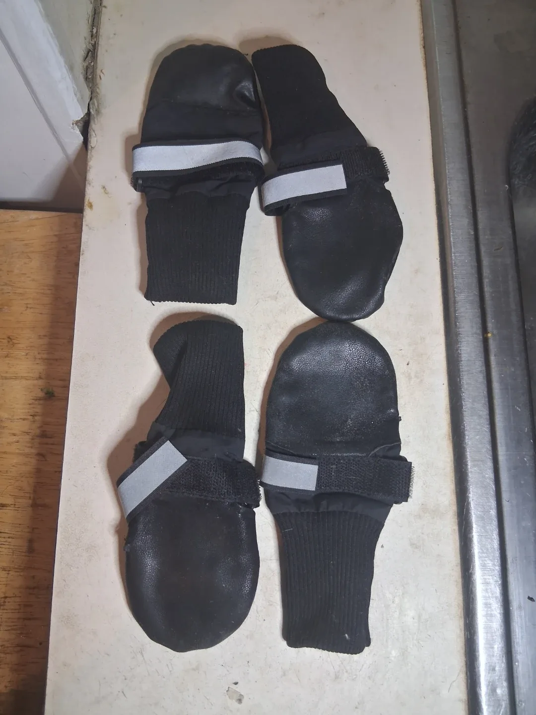 Set of 4 Black Dog Boots - photo 4