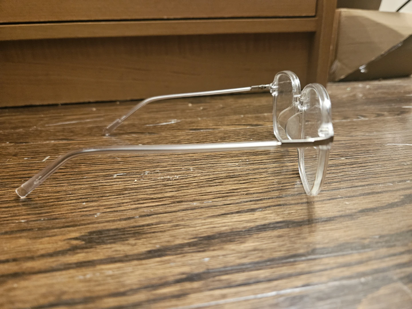 Clear Transparent Fashion Glasses - photo 2