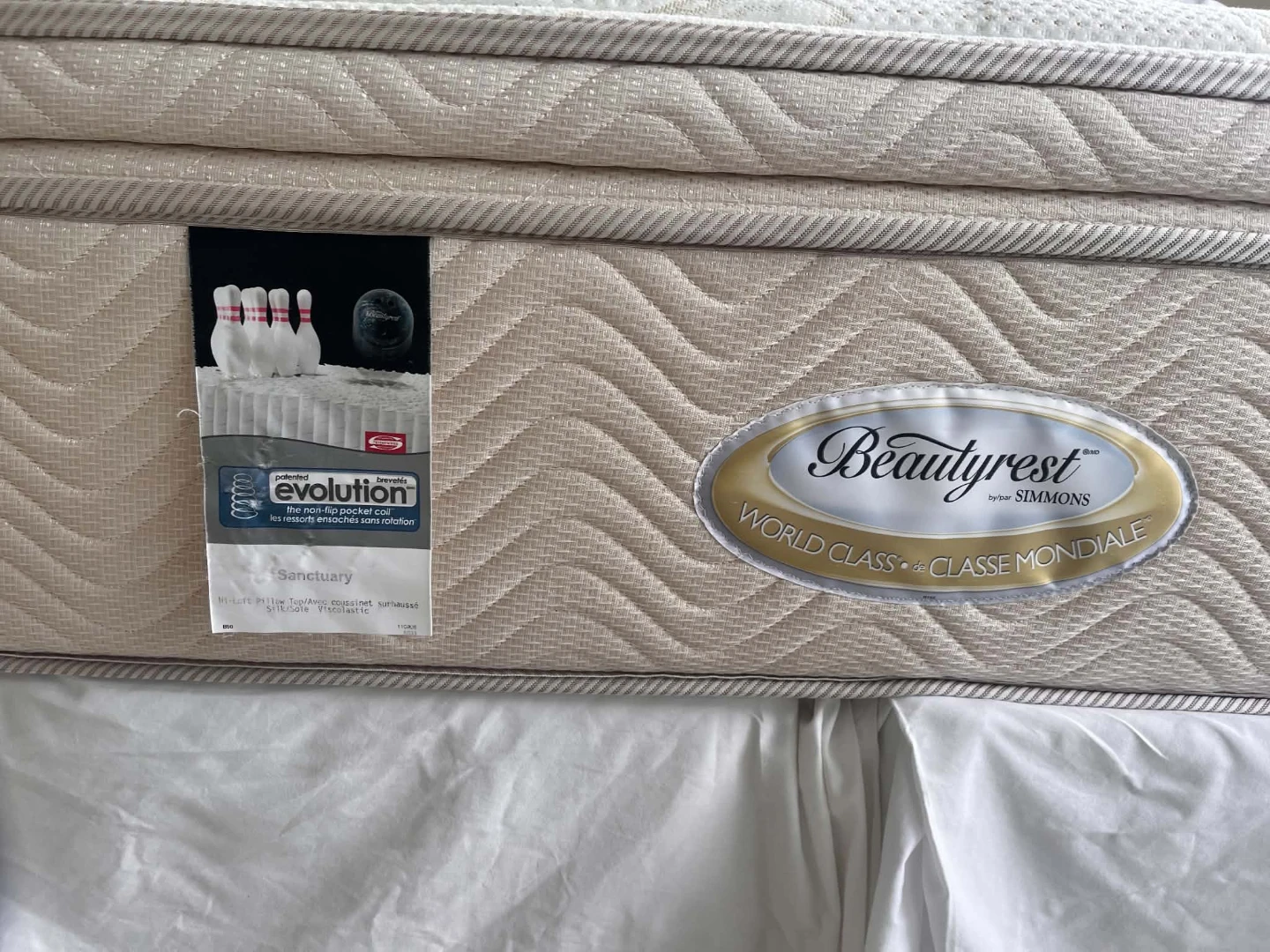 King Size Bed Frame & Mattress (Headboard NOT included) - photo 2