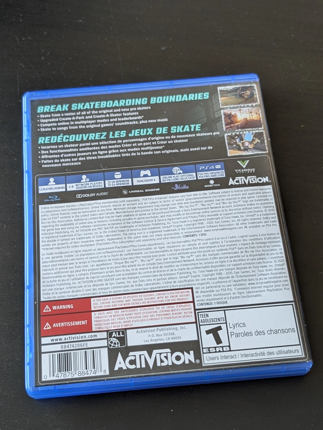 Tony Hawk's Pro Skater 1+2 for PS4 - photo 2
