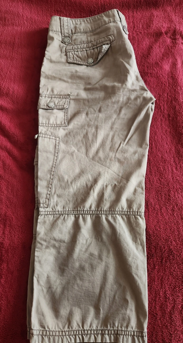 Sancred Khaki Cargo Capris - photo 3