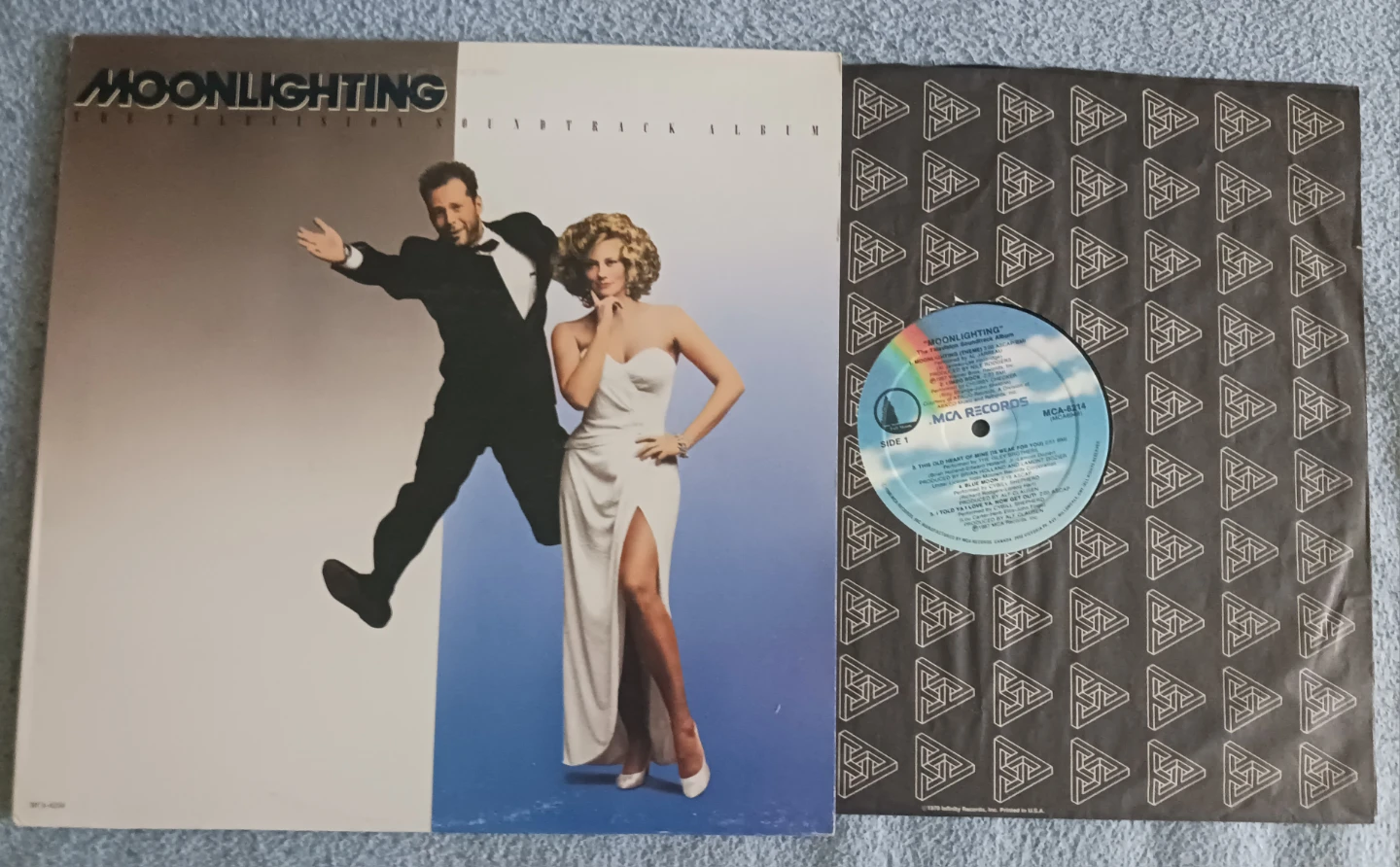Moonlighting Soundtrack Album Vinyl Record