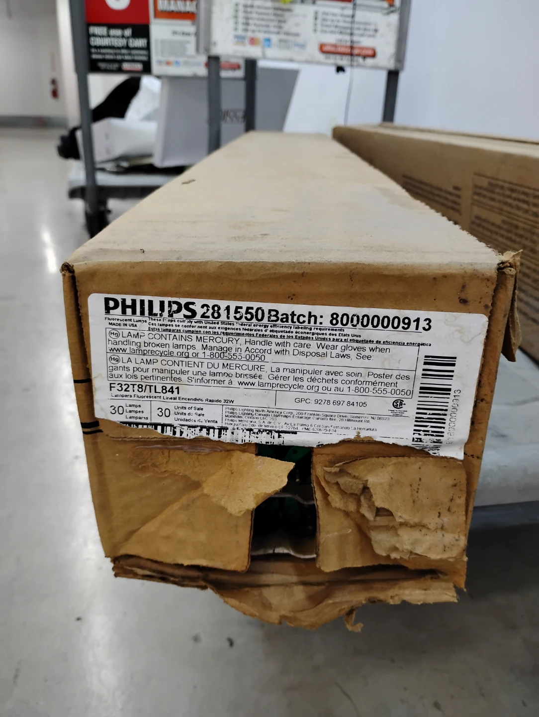 55 lamps Philips Alto II F32T8/TL841 Fluorescent Lamps - photo 3