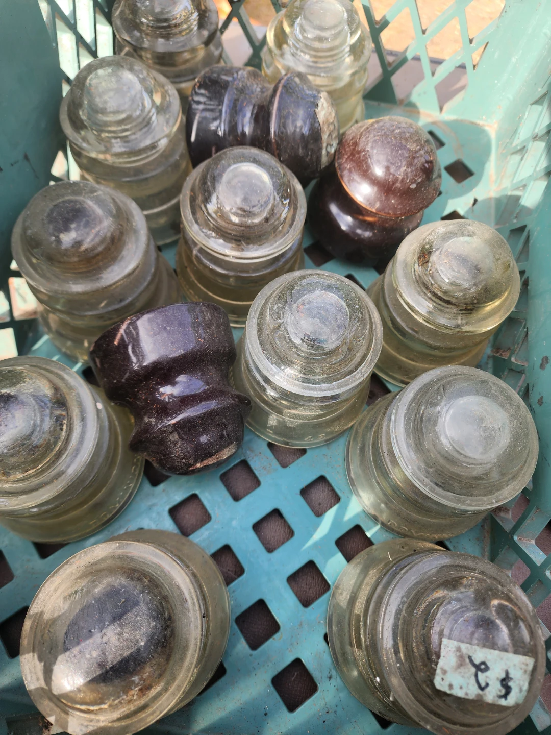 Vintage Glass and Ceramic Insulators - photo 3