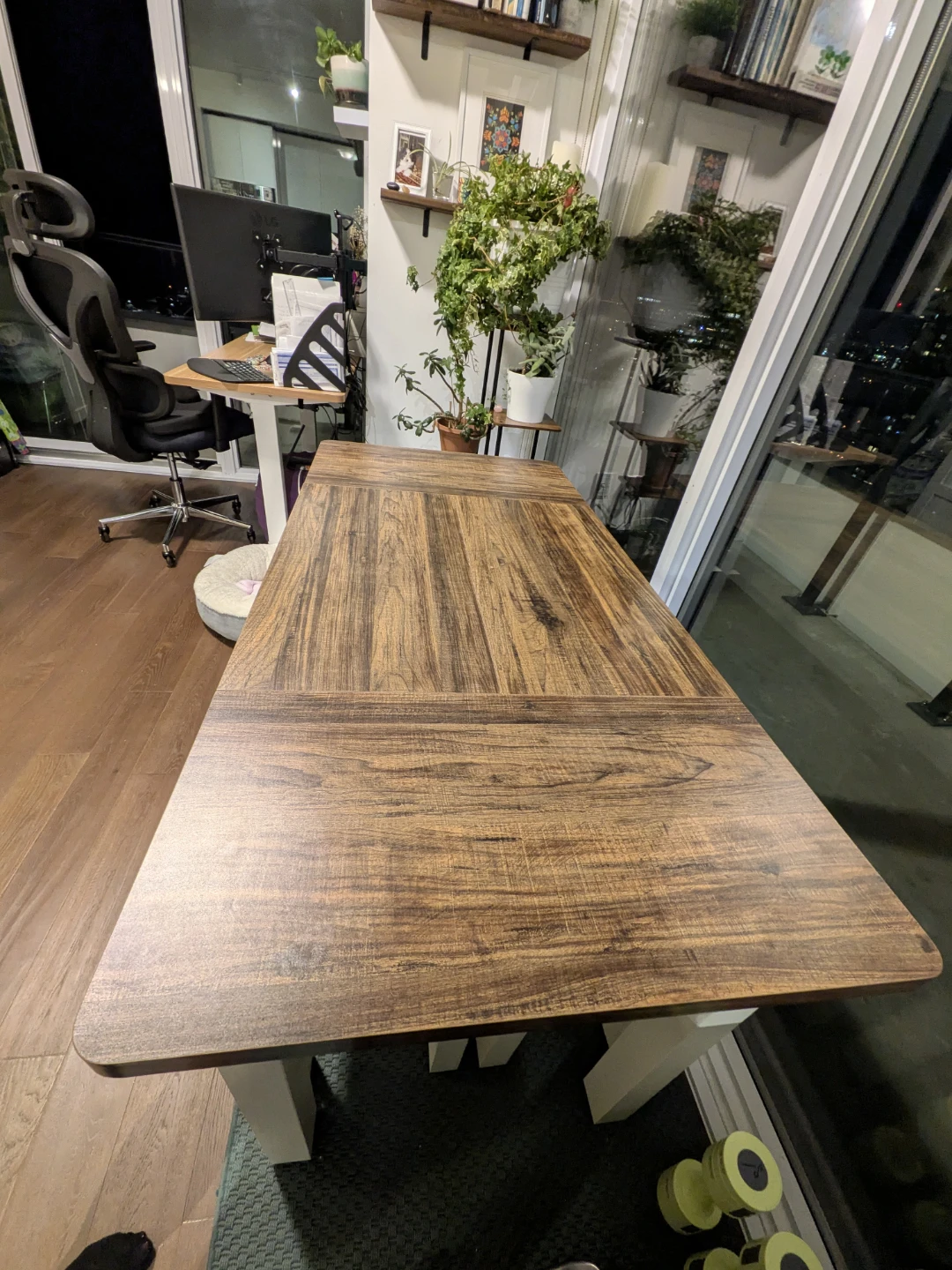 Space-Saving Dining Table with Benches - photo 3