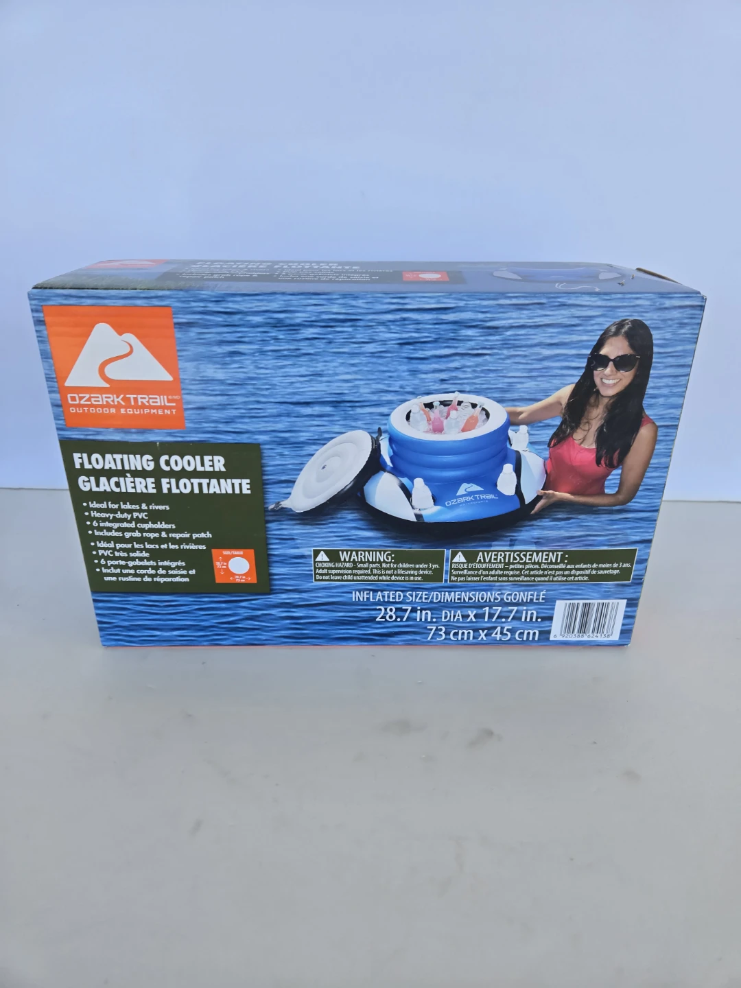 Brand new ozark trail floating cooler