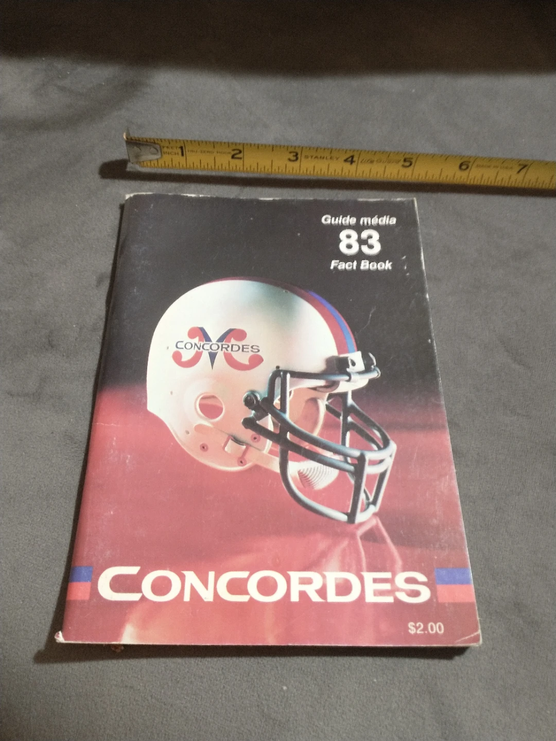1983 Montreal Concordes Media Guide Fact Book - photo 2