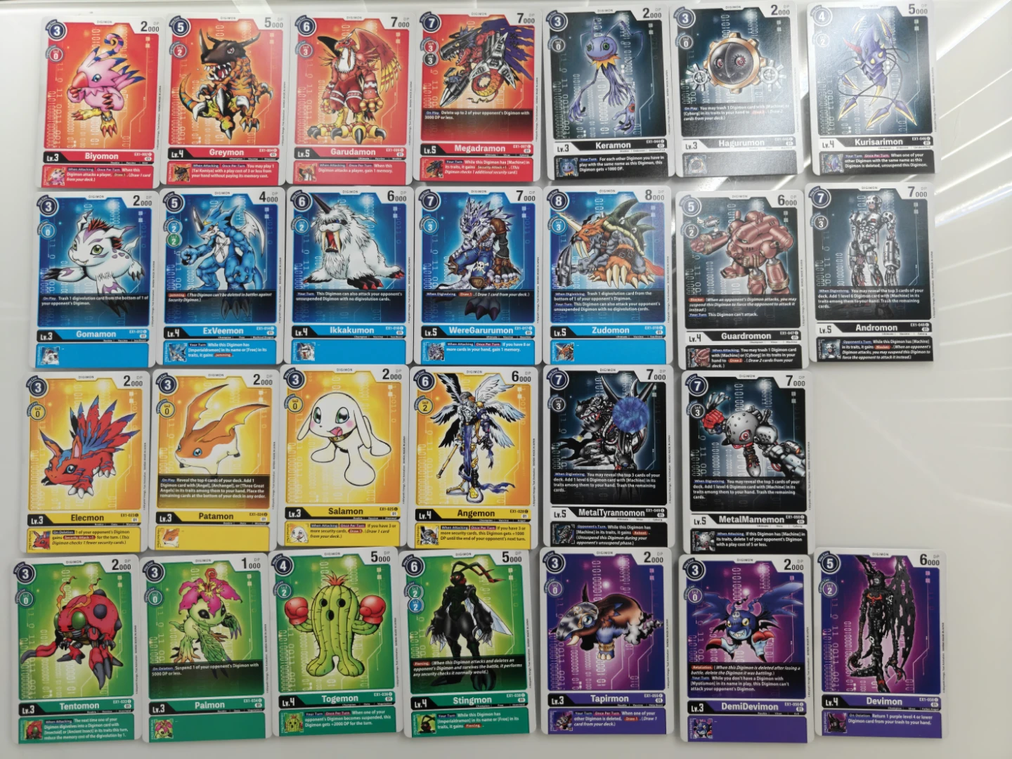 Digimon TCG 27-Card Lot - Greymon Angemon Devimon