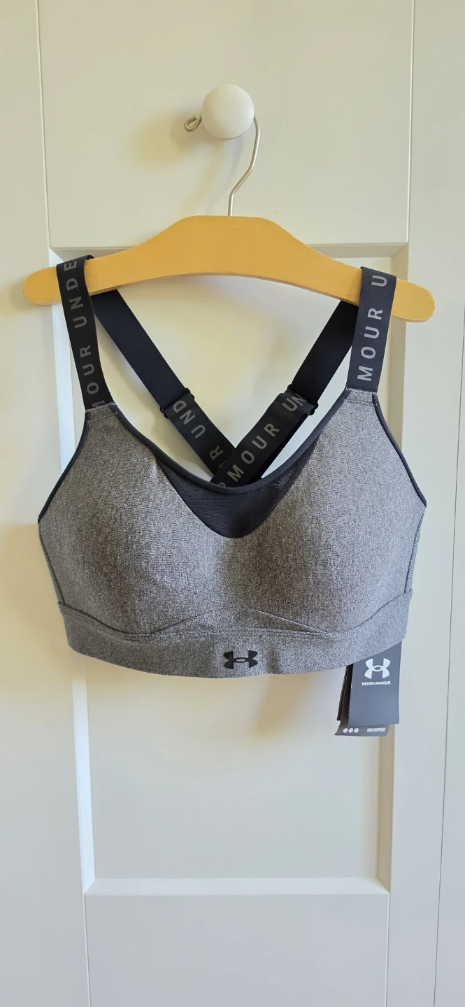 Under Armour Infinity High Heather Bra - Small