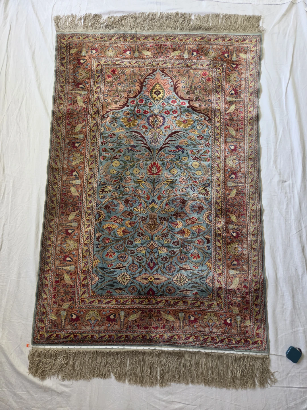 Rug Floral Design, Hereke Silk for Museum of Art