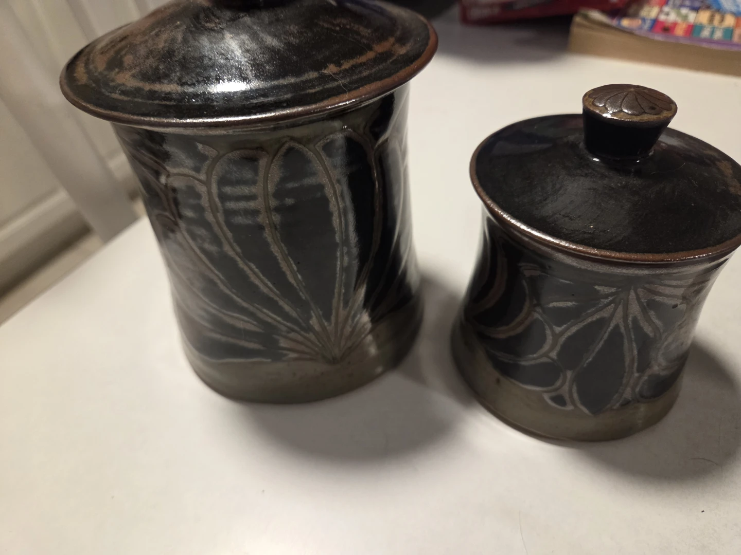 Stoneware Tea Set with Teapot and Mugs - photo 3
