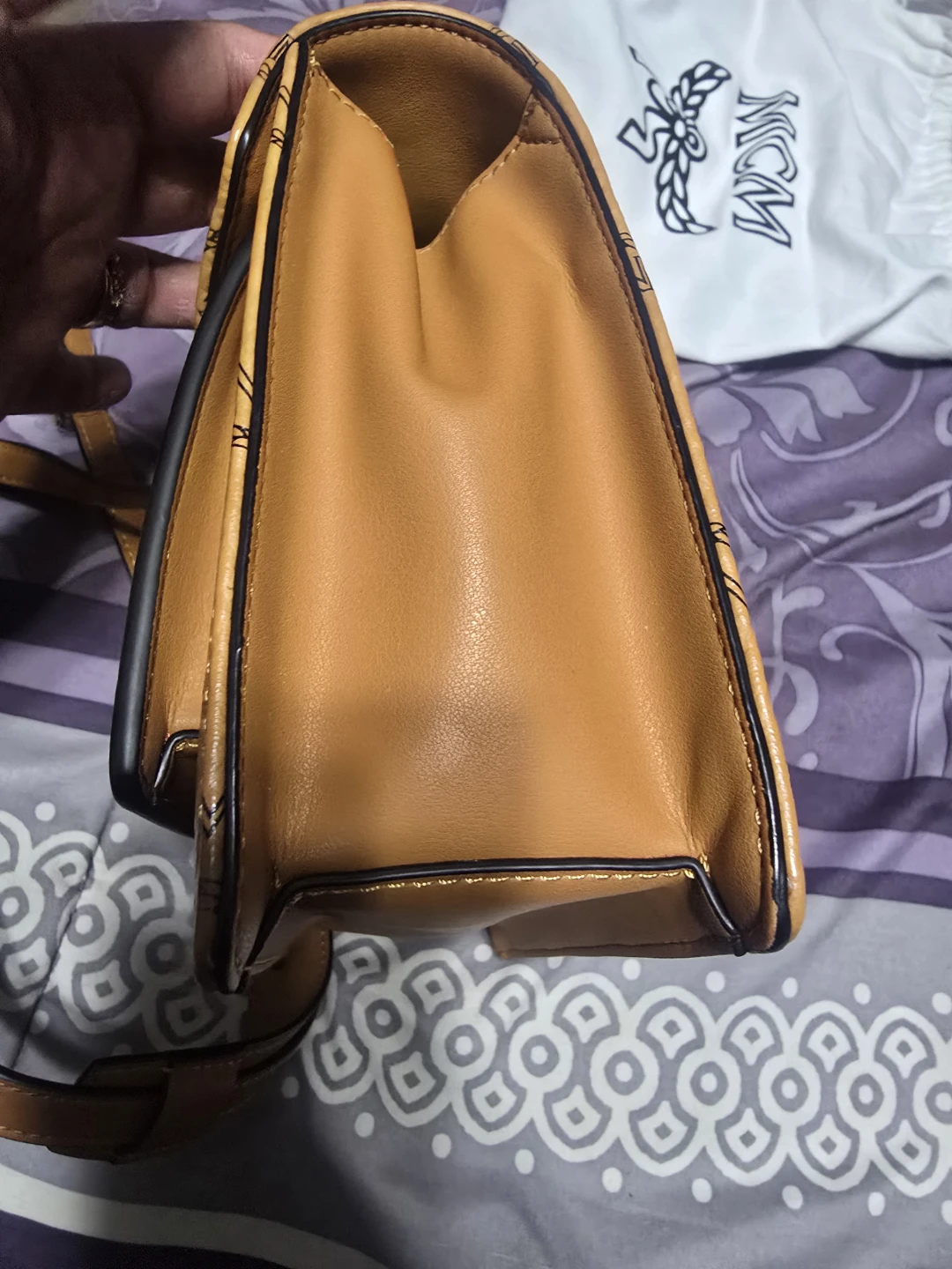 MCM Cognac Visetos Shoulder Bag - photo 3