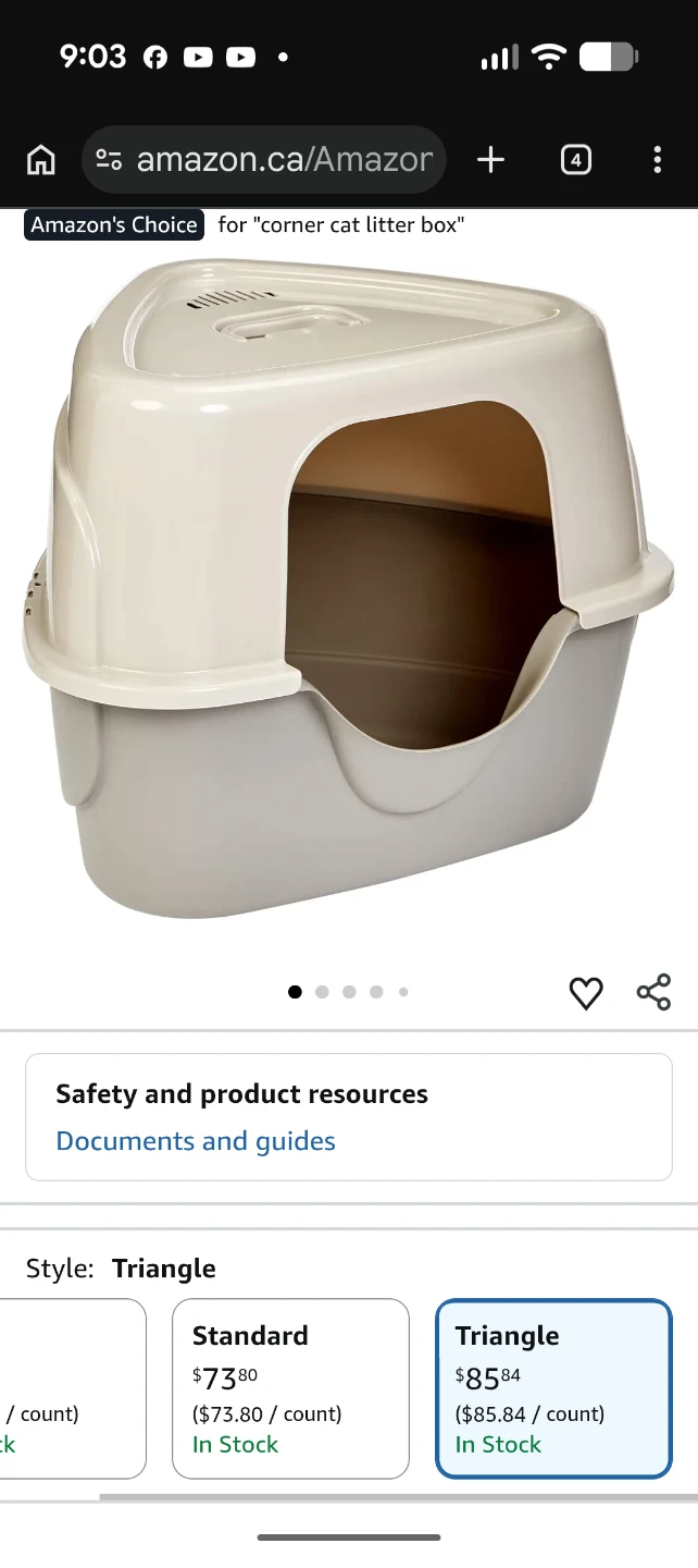 Corner Cat Litter Box - photo 3