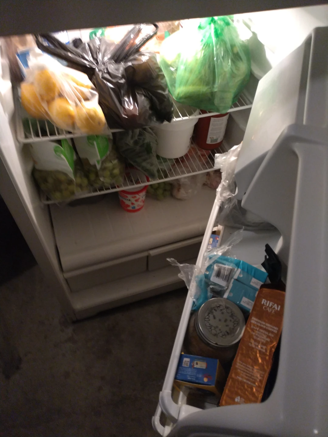 White Top-Freezer Refrigerator - photo 3