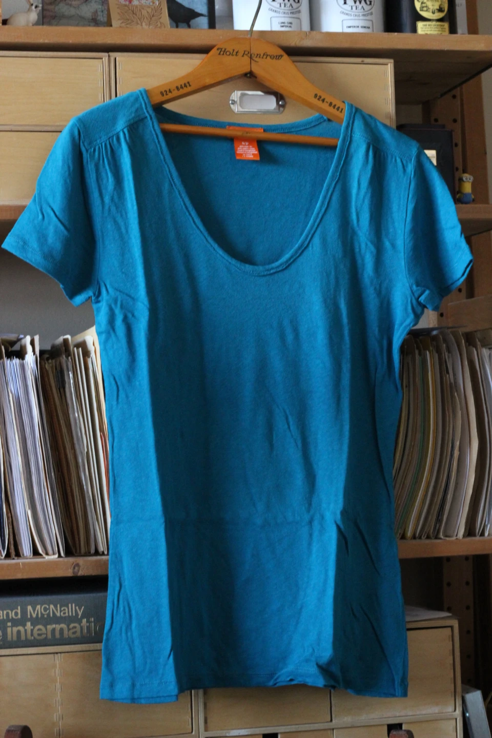 Linen Cotton T-Shirt Top: flattering fit - photo 2