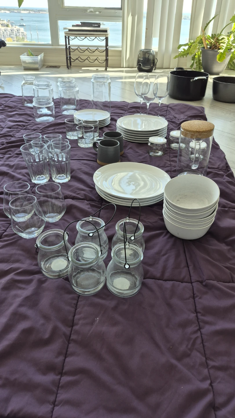 Glassware. All must go! All for $15