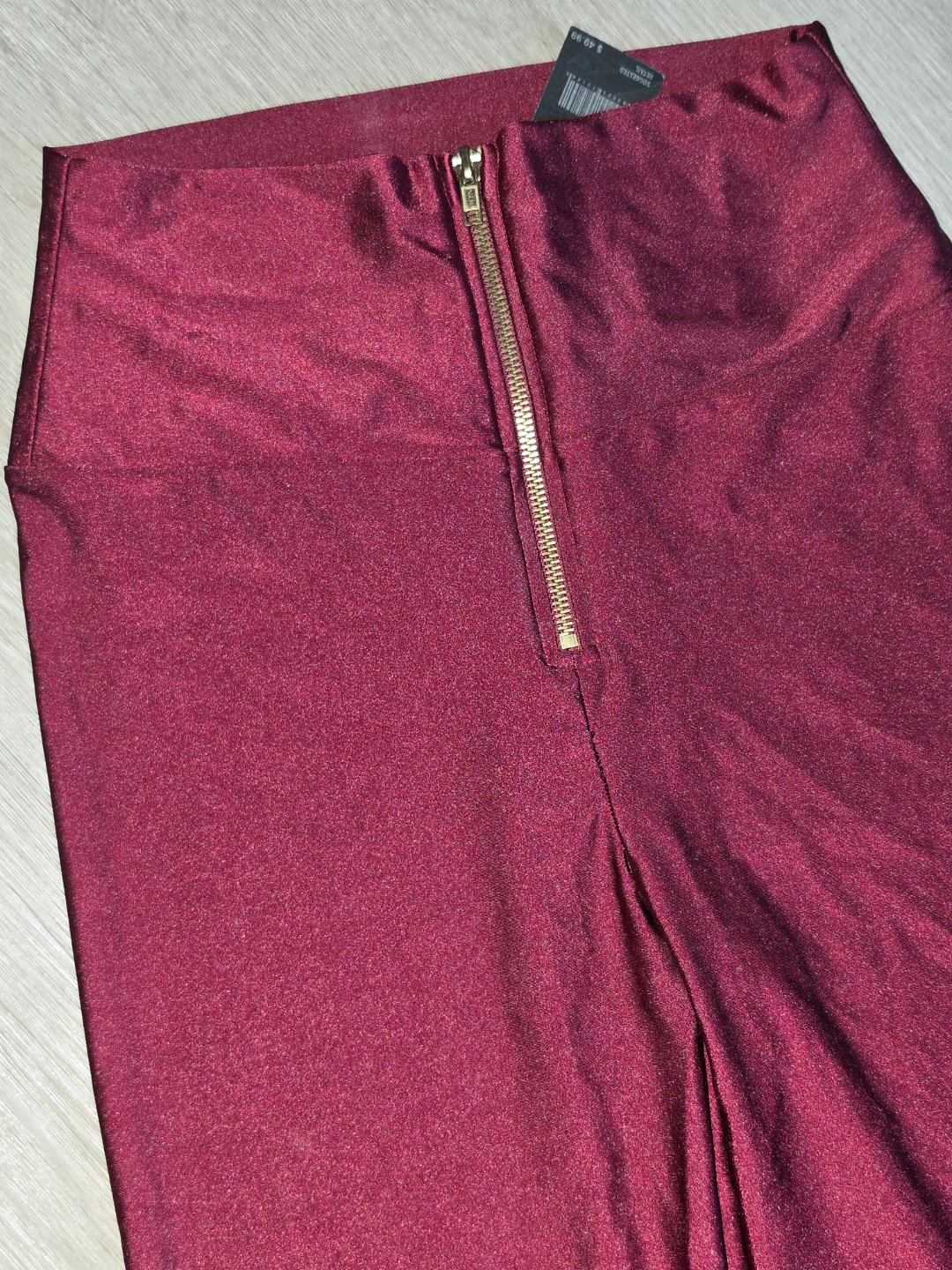 Burgundy High-Waisted Leggings (NEW) - photo 2