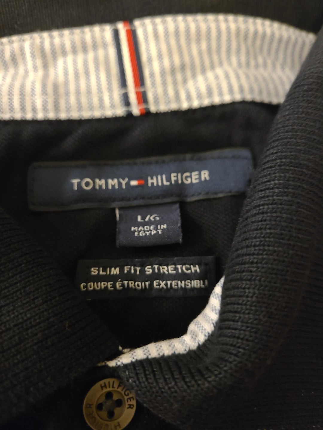 Tommy Hilfiger slim fit stretch polo shirt Size  large(NWOT) - photo 2