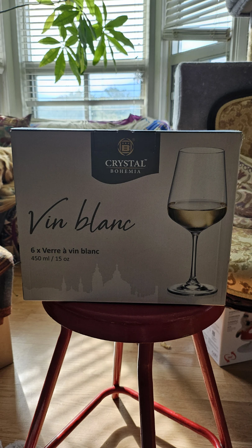 Crystal Bohemia White Wine Glass Set