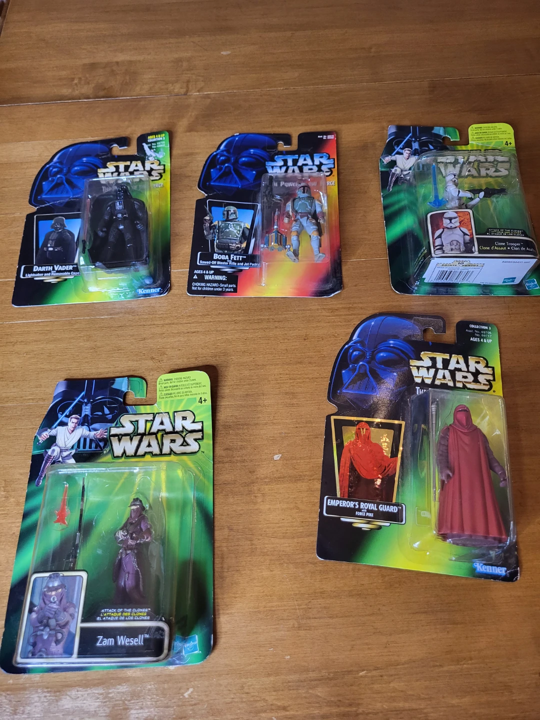 Set of 5 Vintage Star Wars Action Figures
